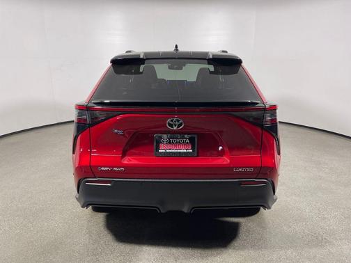Supersonic Red w/Midnight Black Metallic Roof 2026 Toyota bZ Limited