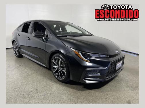 Black Sand Pearl 2021 Toyota Corolla SE