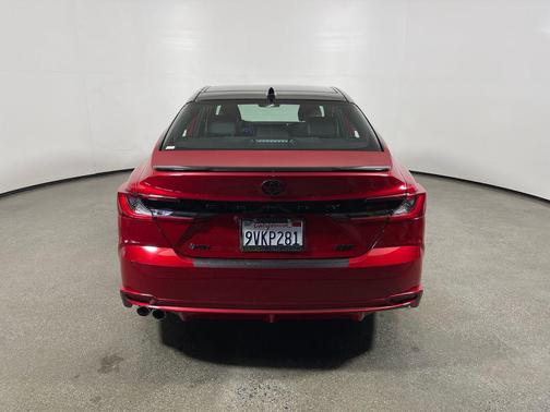 Supersonic Red/Midnight Black Metallic 2025 Toyota Camry XSE