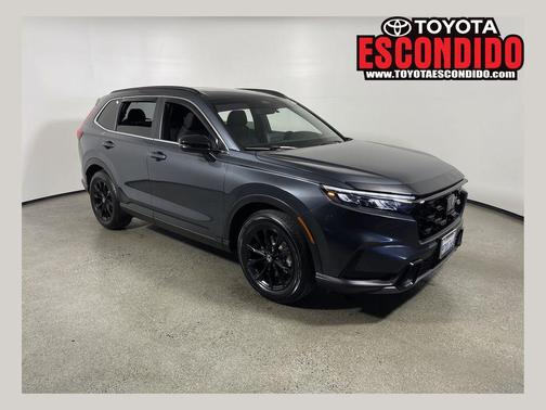 Gray 2025 Honda CR-V Hybrid Sport FWD
