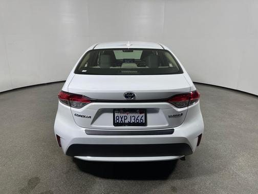 White 2022 Toyota Corolla Hybrid LE