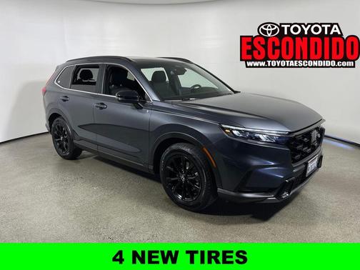 Gray 2024 Honda CR-V Hybrid Sport FWD