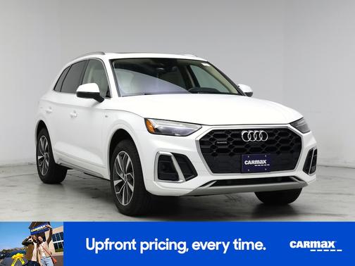 White 2022 Audi Q5 S-Line Premium Plus
