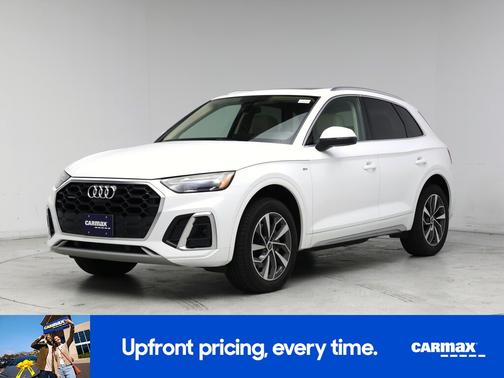 White 2022 Audi Q5 S-Line Premium Plus