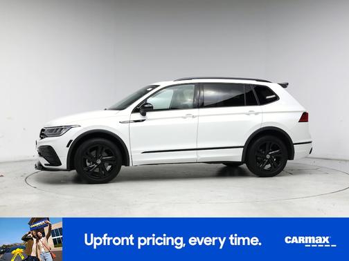 White 2023 Volkswagen Tiguan SE R-Line Black