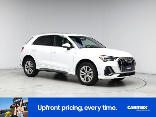 White 2023 Audi Q3 S-Line Premium