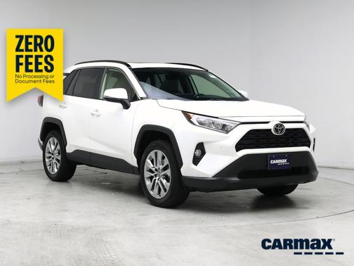 White 2020 Toyota RAV4 XLE Premium