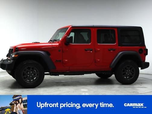 Red 2025 Jeep Wrangler Sport S