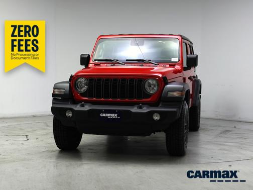 Red 2025 Jeep Wrangler Sport S