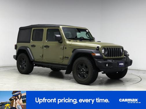 Tan 2025 Jeep Wrangler Sport S