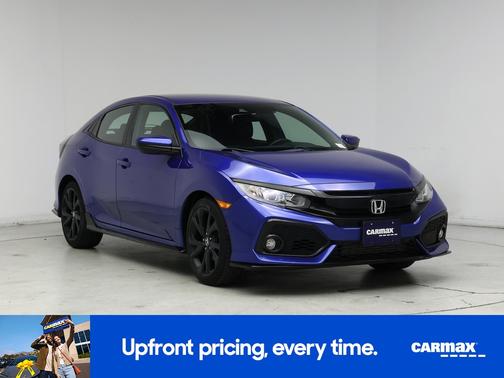Blue 2019 Honda Civic Sport