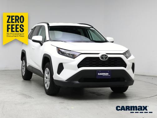 White 2021 Toyota RAV4 LE