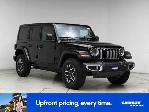 Black 2025 Jeep Wrangler Sahara