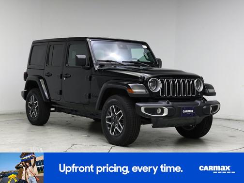 Black 2025 Jeep Wrangler Sahara