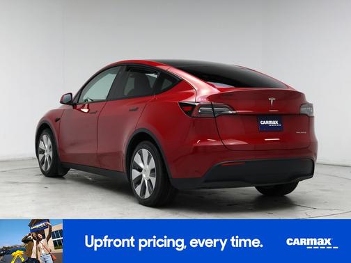 Red 2022 Tesla Model Y Long Range
