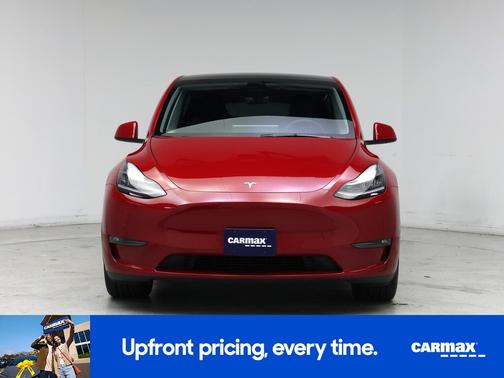 Red 2022 Tesla Model Y Long Range