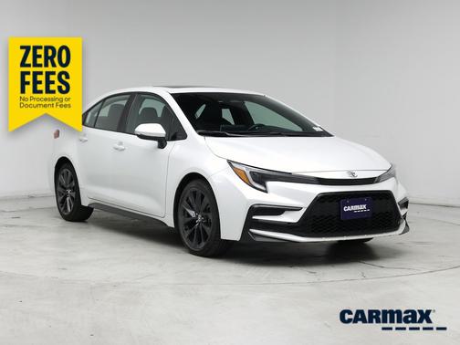 White 2023 Toyota Corolla XSE