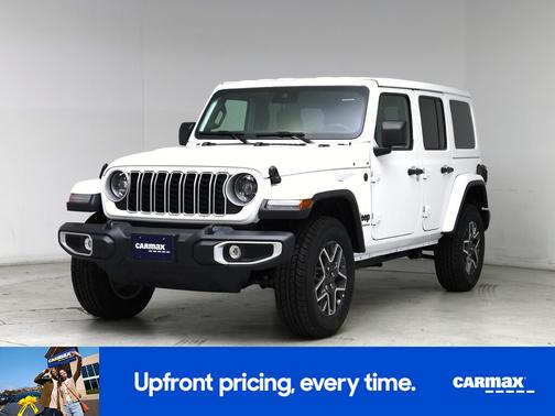 White 2025 Jeep Wrangler Sahara