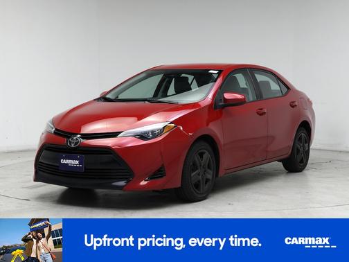Red 2018 Toyota Corolla LE