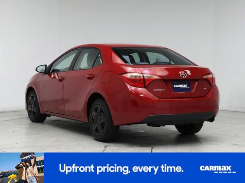 Red 2018 Toyota Corolla LE
