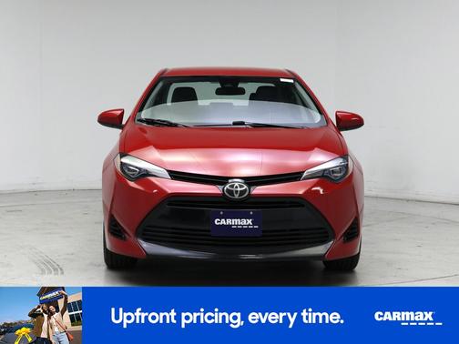 Red 2018 Toyota Corolla LE