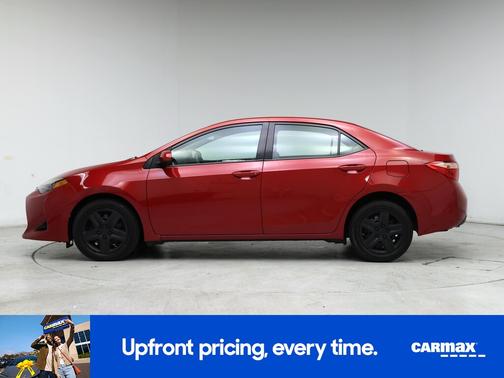 Red 2018 Toyota Corolla LE