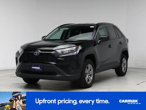 Black 2022 Toyota RAV4 Hybrid LE