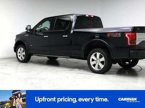 Black 2016 Ford F-150 Platinum