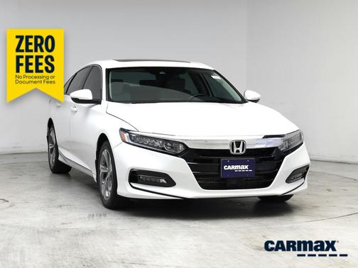 White 2019 Honda Accord EX-L