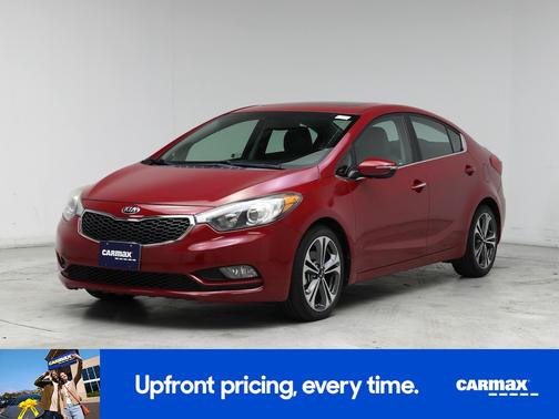 Red 2015 Kia Forte EX