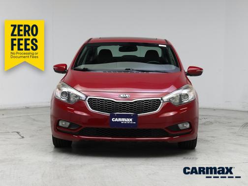 Red 2015 Kia Forte EX