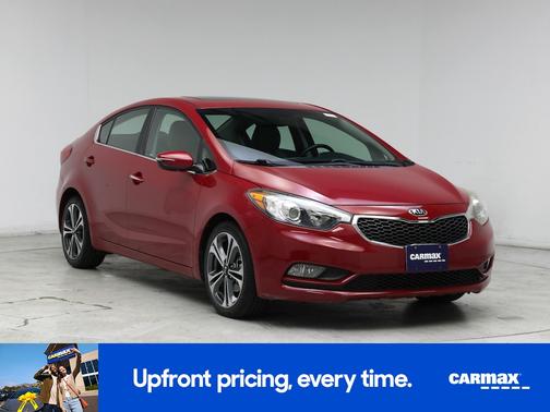 Red 2015 Kia Forte EX