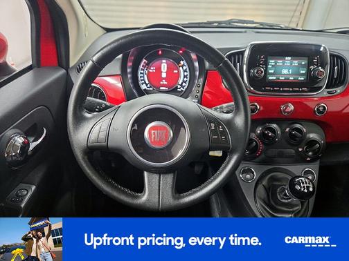 Red 2017 FIAT 500 Pop
