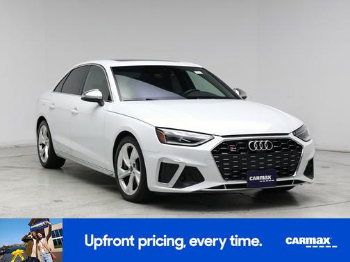 White 2022 Audi S4 Premium Plus
