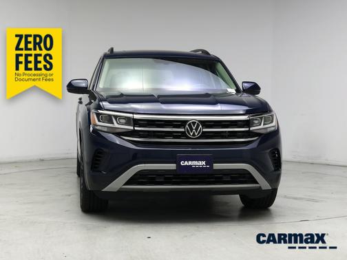 Blue 2021 Volkswagen Atlas SE w/Tech