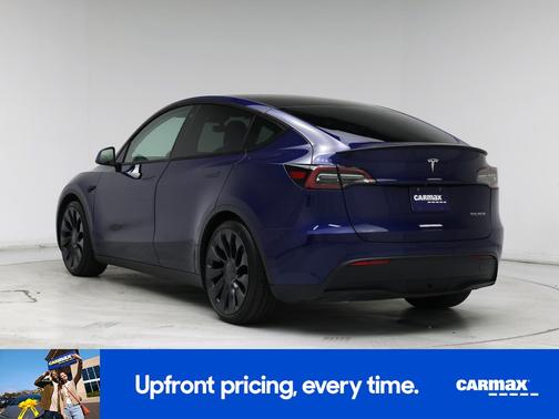 Blue 2022 Tesla Model Y Performance