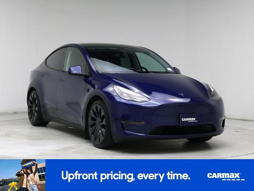 Blue 2022 Tesla Model Y Performance