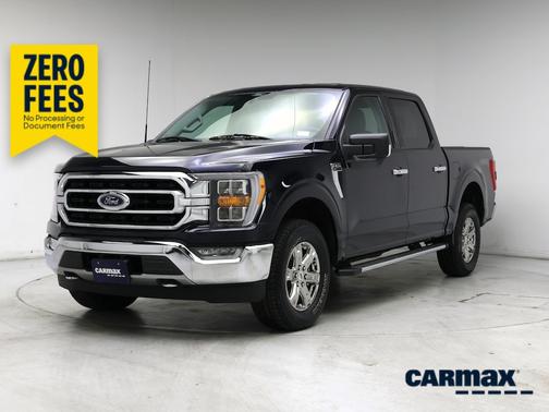 Blue 2021 Ford F-150 XLT
