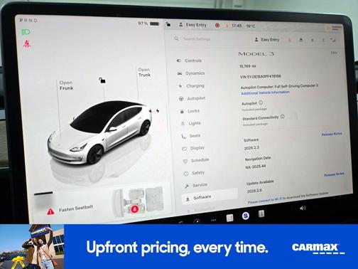 White 2023 Tesla Model 3