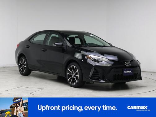 Black 2017 Toyota Corolla SE