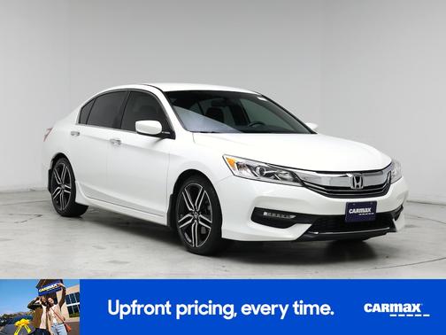 White 2017 Honda Accord Sport