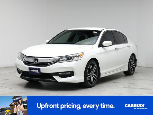 White 2017 Honda Accord Sport