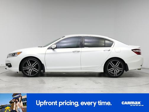 White 2017 Honda Accord Sport
