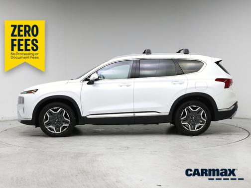 White 2022 Hyundai SANTA FE Limited