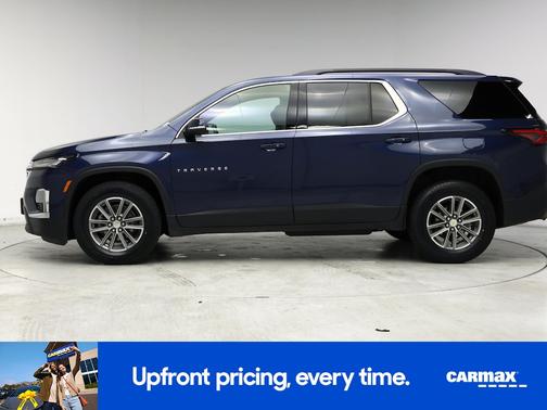 Blue 2022 Chevrolet Traverse LT Cloth
