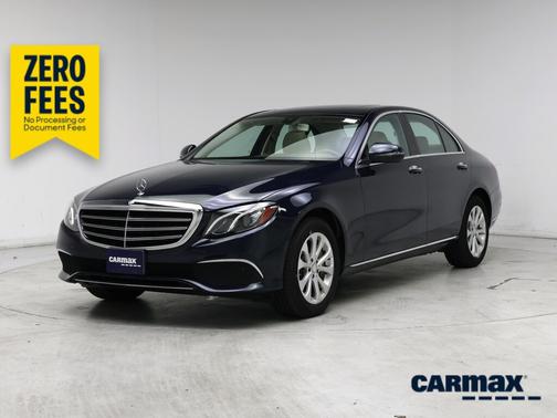 Blue 2017 Mercedes-Benz E-Class