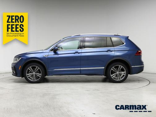 Blue 2019 Volkswagen Tiguan SEL R-Line