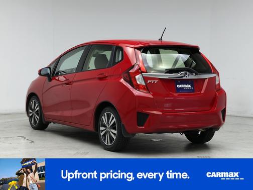 Red 2017 Honda Fit EX