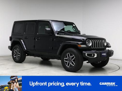 Black 2025 Jeep Wrangler Sahara