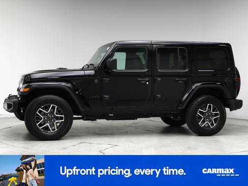 Black 2025 Jeep Wrangler Sahara